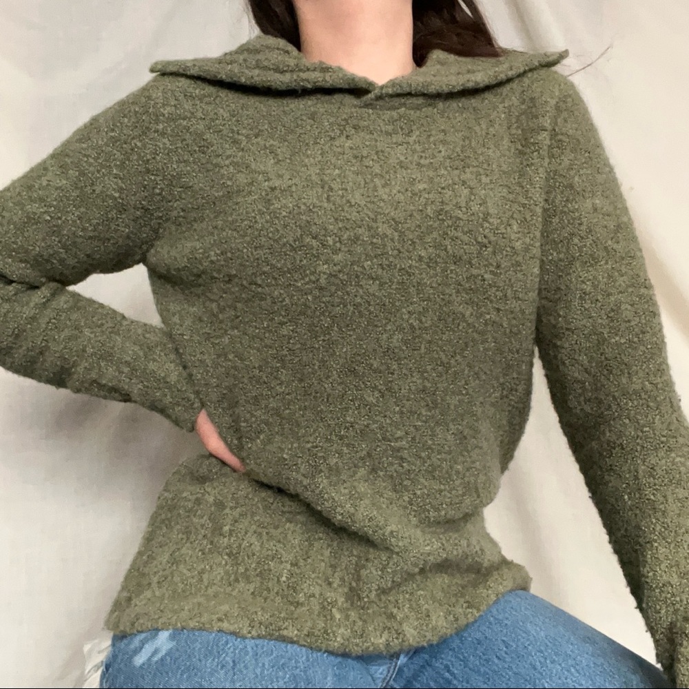 cozy vintage wool blend sweater